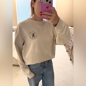 Sporty & Rich Wellness Club Crew Sweatshirt - L